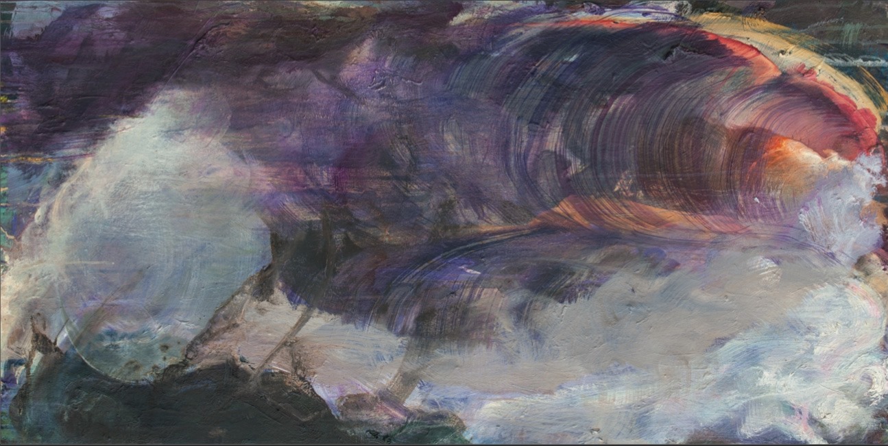 Johannes Felder, o.T., Öl auf Leinwand, 80 x 40 cm, 2020