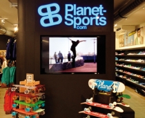 ZUR VERANSCHAULICHUNG: Planet Sports Store München