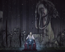 Idomeneo // Ina Yoshikawa (Ilia), Ilker Arcayürek (Idomeneo), Foto: Ludwig Olah
