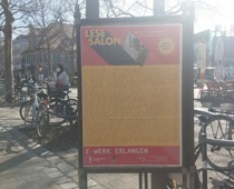 Lesespaziergang: Mit den E-Werk-Autorinnen durch Erlangen. Fotos: Lorena Seipp