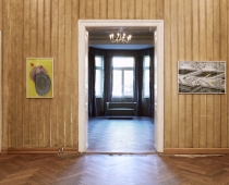 Raumansicht der Ausstellung Stefan Panhans im Bühlers, 2015,  Foto: jens gerber, © bühlers
