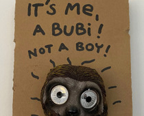Bubi Ware, It's me, 2021, Collage, versch. Materialien auf Karton, 28 x 21,9 cm © und Foto: the artist