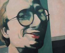 Tobias Robens, Junger Mann in Grün, 1993, Öl auf Leinwand, 60 x 70 cm © und Foto: the artist
