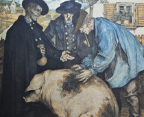 Rudolf Schiestl: Schweinehirten