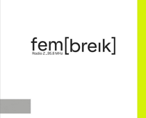 fembreaks auf Radio Z von Januar bis Juni 2021