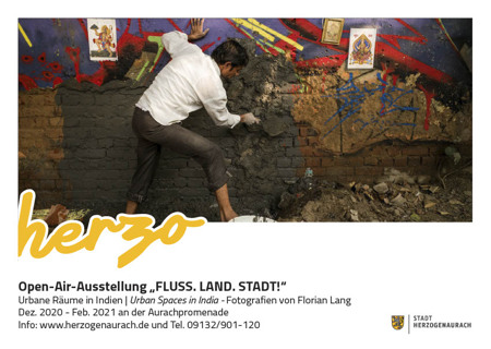 Herzogenaurach: Ausstellung von Florian Lang, Fluss. Land. Stadt!