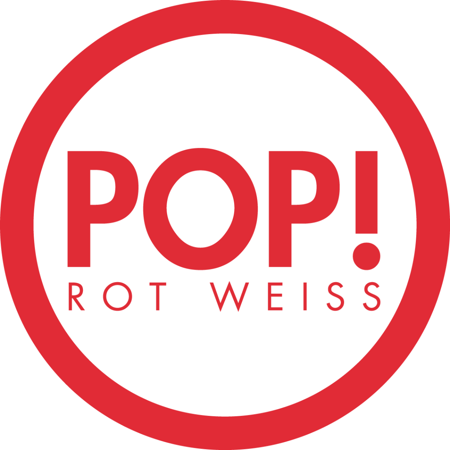 Logo: POP! ROT WEISS